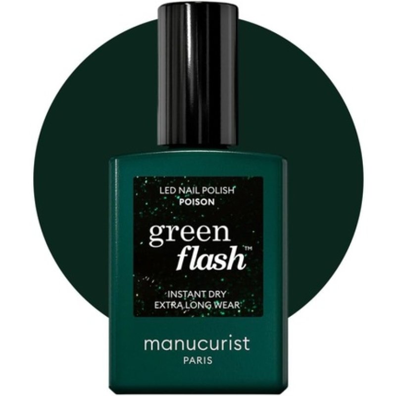 Manucurist Green Flash LED Gel Nail Polish Vegan 12-Free Plant-Based