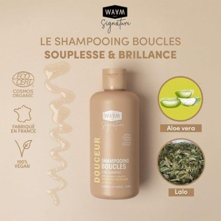 Waam Shampoo for Curls 230ml - Curly, Wavy, Frizzy Hair