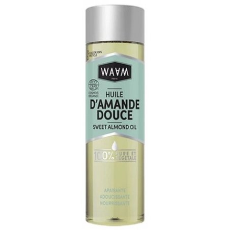 Waam Organic Sweet Almond Oil 75ml - Pure Plant-Based Care