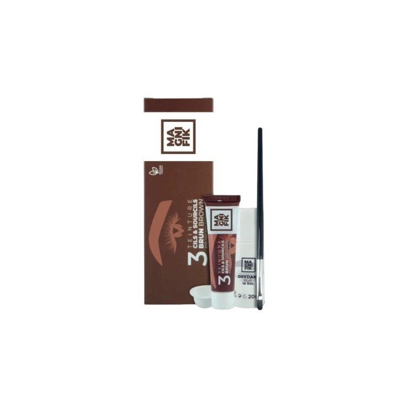 Generik Eyebrow And Eyelash Tinting Kit 3 Brown