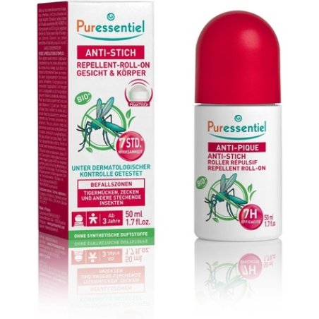 Puressentiel Bite & Sting Repellent Roll-On for Face & Body 50ml