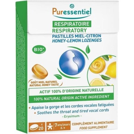 Puressentiel Respiratory Honey-Lemon Lozenges