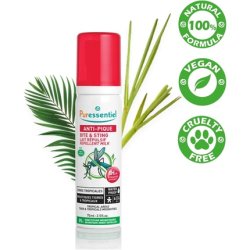 Puressentiel Bite & Sting Waterproof Repellent Milky Lotion for Tropical Areas Body and Face 75ml