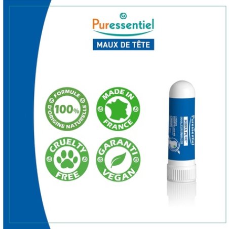 Puressentiel Migra Pure Inhaler with 6 Essential Oils 1ml