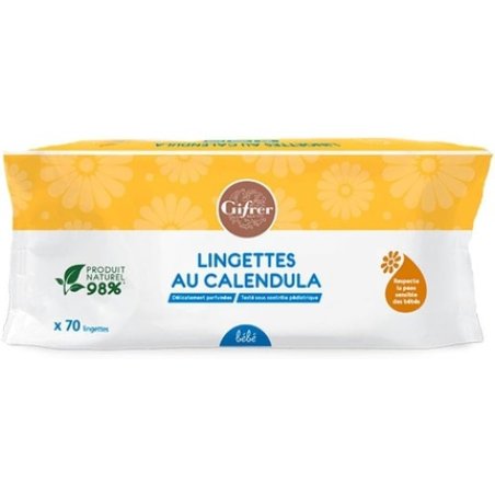 Gifrer Calendula Wipes 70 Wipes