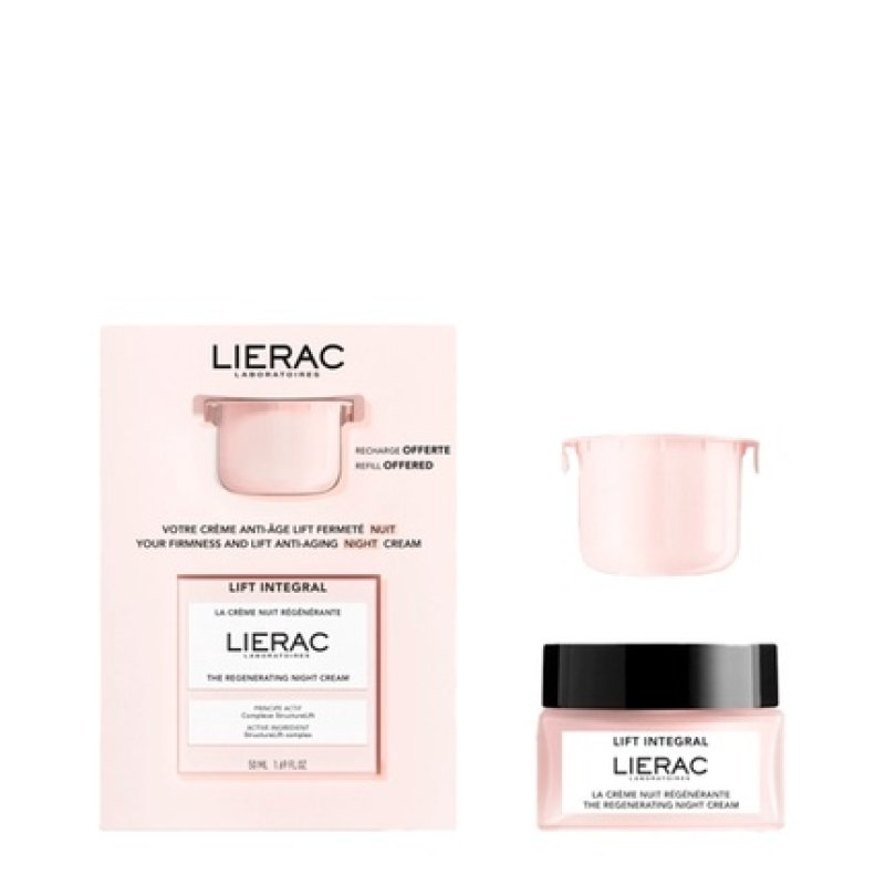 Lierac Lift Integral Night Regenerating Cream 50ml Free Refill 50ml