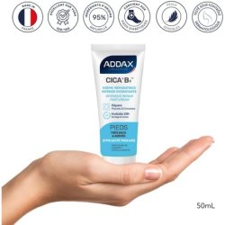 Addax Cica B5 Foot Repair Cream 50ml - 48h Intense Hydration and Anti-Aging