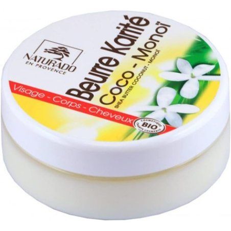 Naturado Organic Coconut Monoi Shea Butter 150ml for Normal Skin