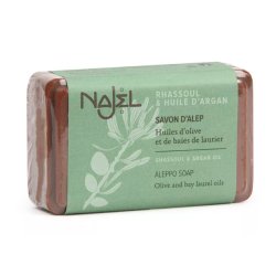 NAJEL Aleppo Soap with Rhassoul and Argan oil