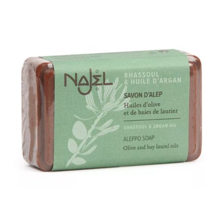 NAJEL Aleppo Soap with Rhassoul and Argan oil