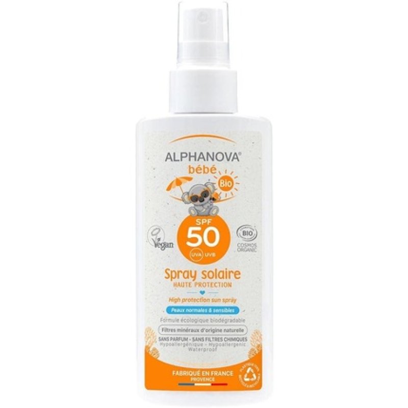 Alphanova Baby Organic Sun Spray SPF50 125g