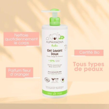 Alphanova Baby Bio Wash Gel Mild 400ml