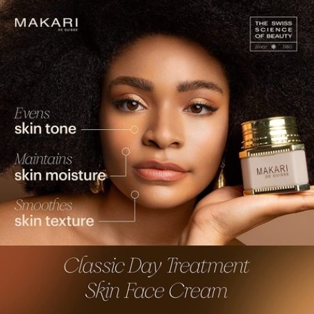 Makari Classic Day Treatment Skin Cream 1.85 fl.oz - Hydrating Lightening and Brightening Face Cream