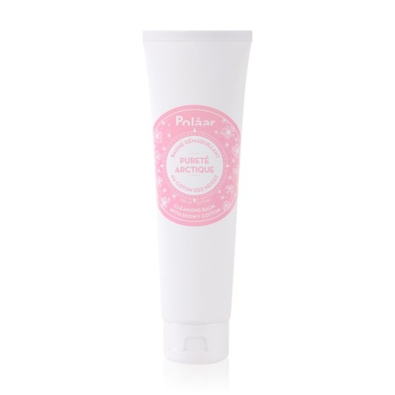 Polaar Purete Arctique Make-Up Balm With Snow Cotton - 150 Ml Cleansing Care For Face, Eyes, And Lips