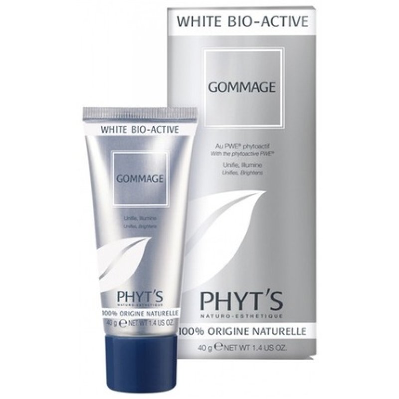 Phyt's White Bioactive Scrub 40g - Exfoliating Scrub for Dead Cell Removal