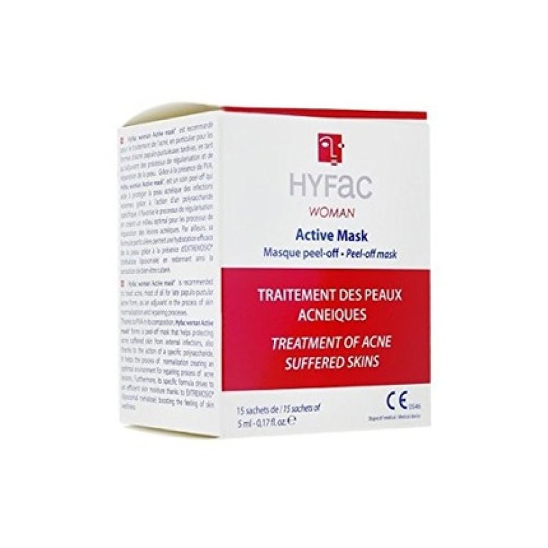 Hyfac Active Mask for Women Peel-Off Mask 15 Bags