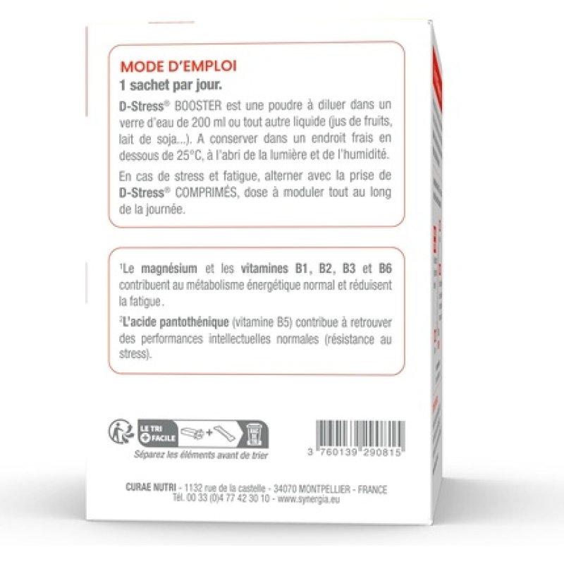 D-Stress Booster 30 Sachets 3rd Generation Magnesium