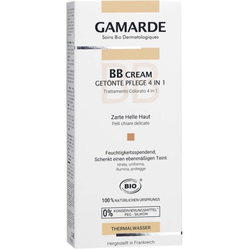 GAMARDE Bio-Kosmetik BB Cream 4 in 1 Tinted Day Cream 40ml Fair Skins