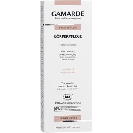 GAMARDE Bio-Cosmetics Body Care with Sunflower, Lavender and Argan Oil - Rich Body Lotion for Dry to Very Dry Skin -