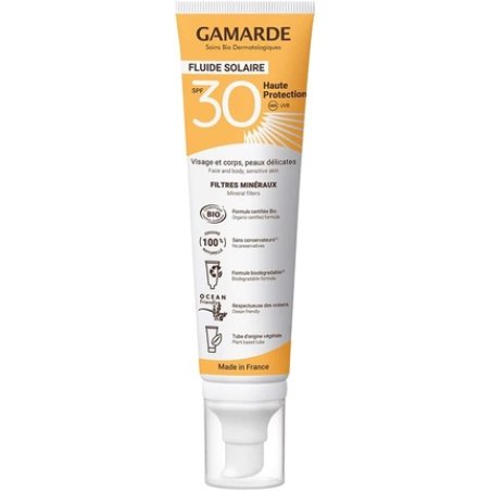 Gamarde Sun Care Fluid High Protection SPF30 Organic 100ml