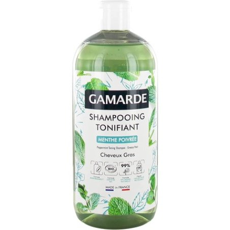 Gamarde Organic Peppermint Toning Shampoo for Greasy Hair 500ml