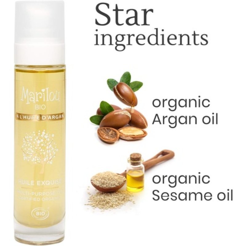 Marilou Bio Multipurpose Oil 50ml with Argan and Sesame Oils
