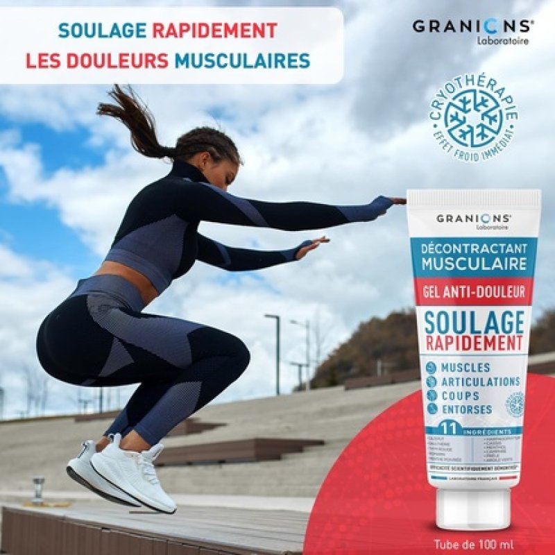 Muscle Relaxing Gel for Fast Relief from Joint and Muscle Pain