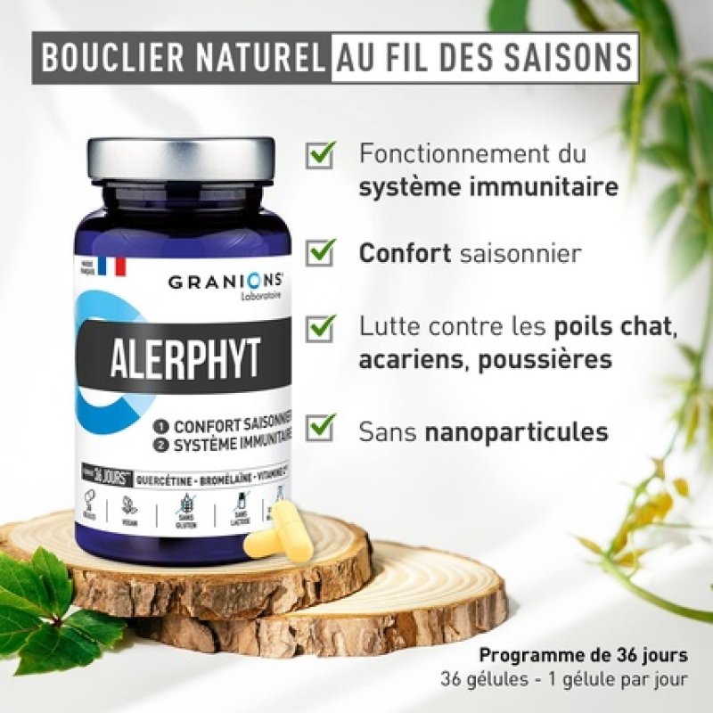 Granions Alerphyt Seasonal Comfort Immune System Quercetin