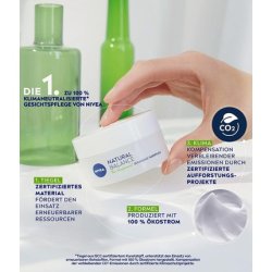 NIVEA Natural Balance Organic Hemp Seed Oil Soothing Day Cream 50ml