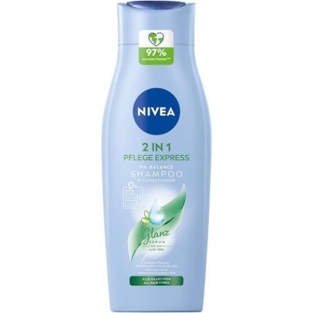 NIVEA 2-in-1 Care Express pH-Balance Shampoo Conditioner 400ml with Aloe Vera