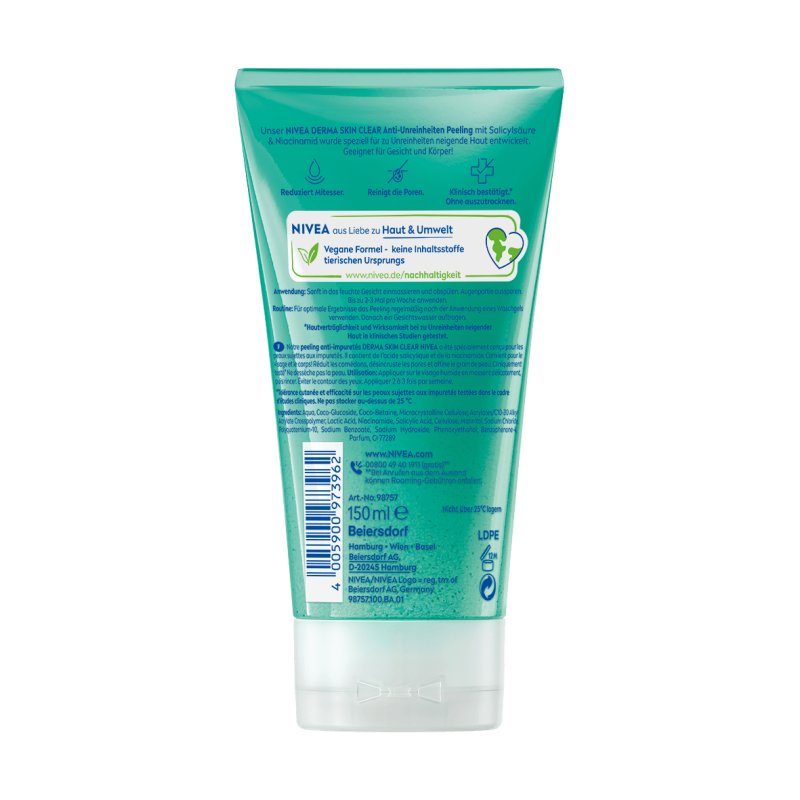 NIVEA Derma Skin Clear Anti-Blemish Peeling 150ml