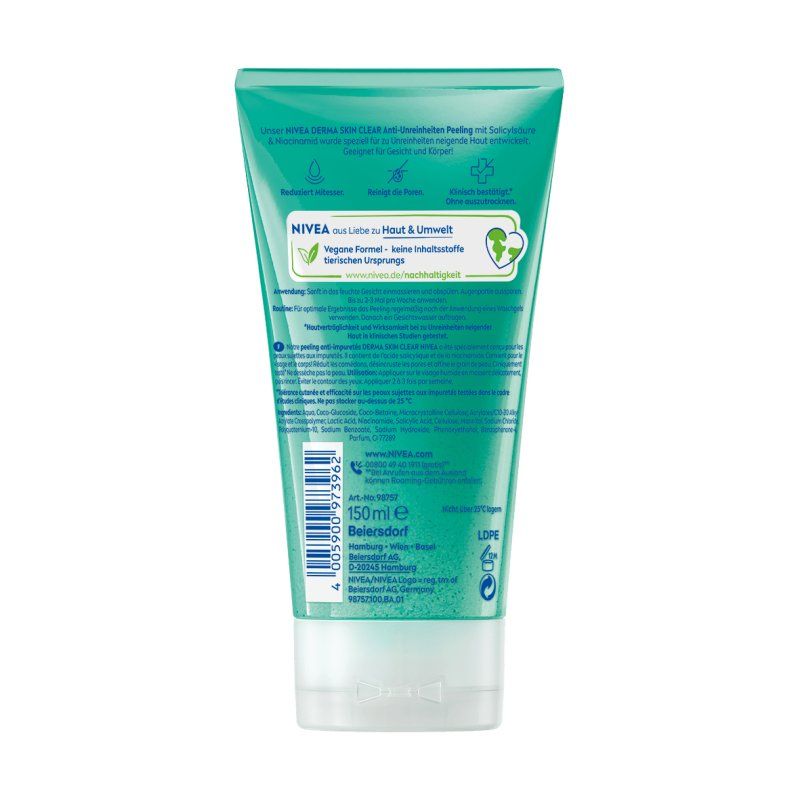 NIVEA Derma Skin Clear Cleansing scrub Unisex