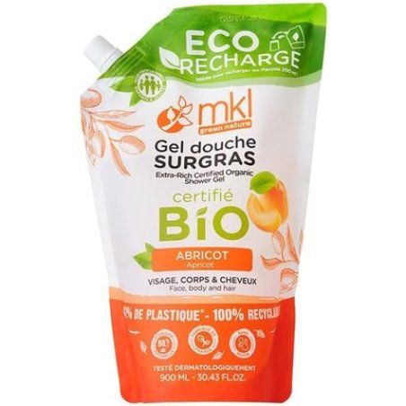 Mkl Green Nature Surgras Apricot Eco-Refill Shower Gel 900ml