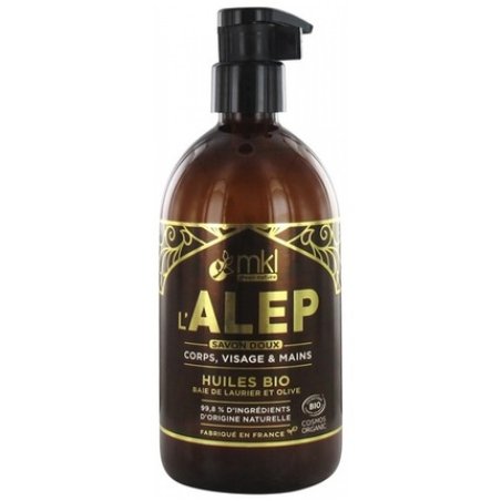 Mkl Green Nature L'Alep Soft Soap Organic 500ml for Body and Face