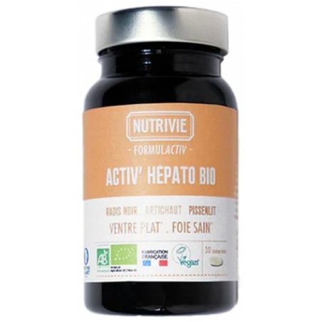 Nutrivie Activ' Hepato Bio Food Supplement 30 Tablets