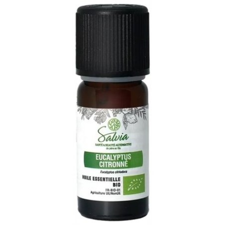 Salvia Nutrition Organic Lemon Eucalyptus Essential Oil 10ml