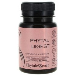 Phytalessence Phytal'digest Dietary Supplement 40 Capsules