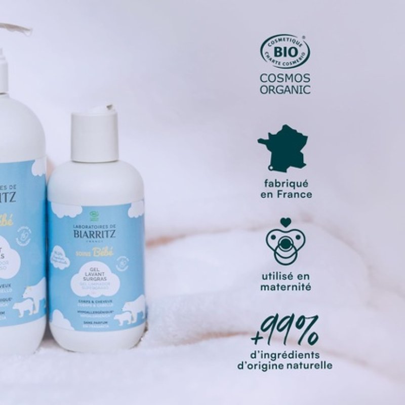 Laboratoires De Biarritz Superfatted Cleansing Gel Organic 200ml