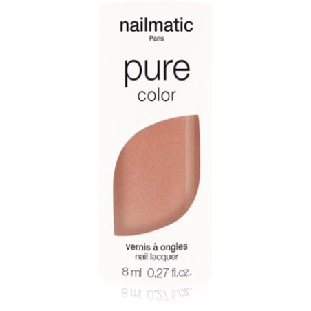 Nailmatic Pure Color Nail Polish - BRITANY, Beige Nacre / Pearl beige, 8 ml
