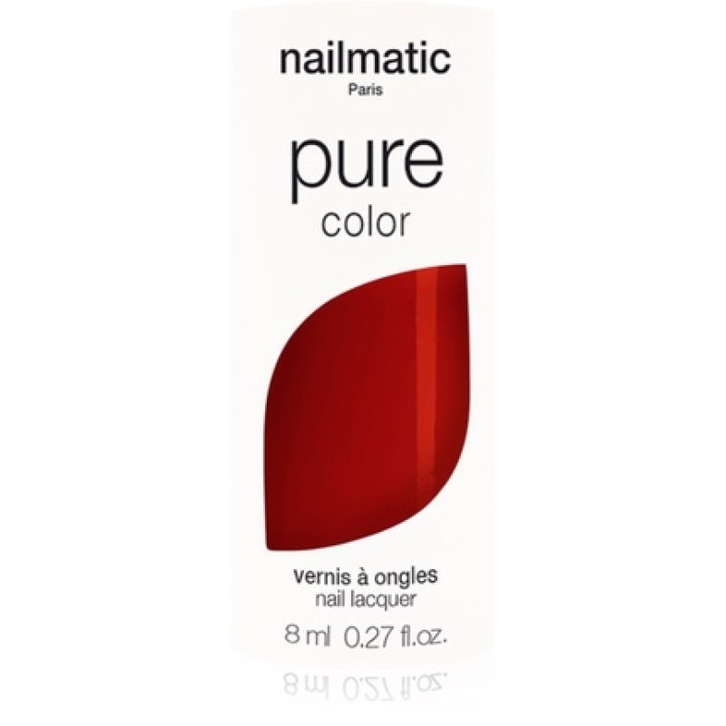 Nailmatic Pure Color Nail Polish PETRA- Red 8 ml