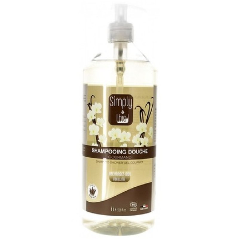 Simply Bio Gourmet Shampoo 1L for Hair and Body Care