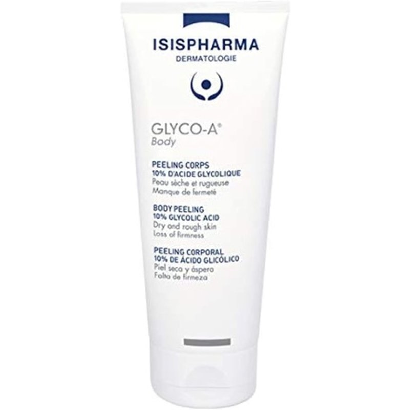 Isispharma Glyco-A Body Cream for Dry Skin - Exfoliating Cream to Soften