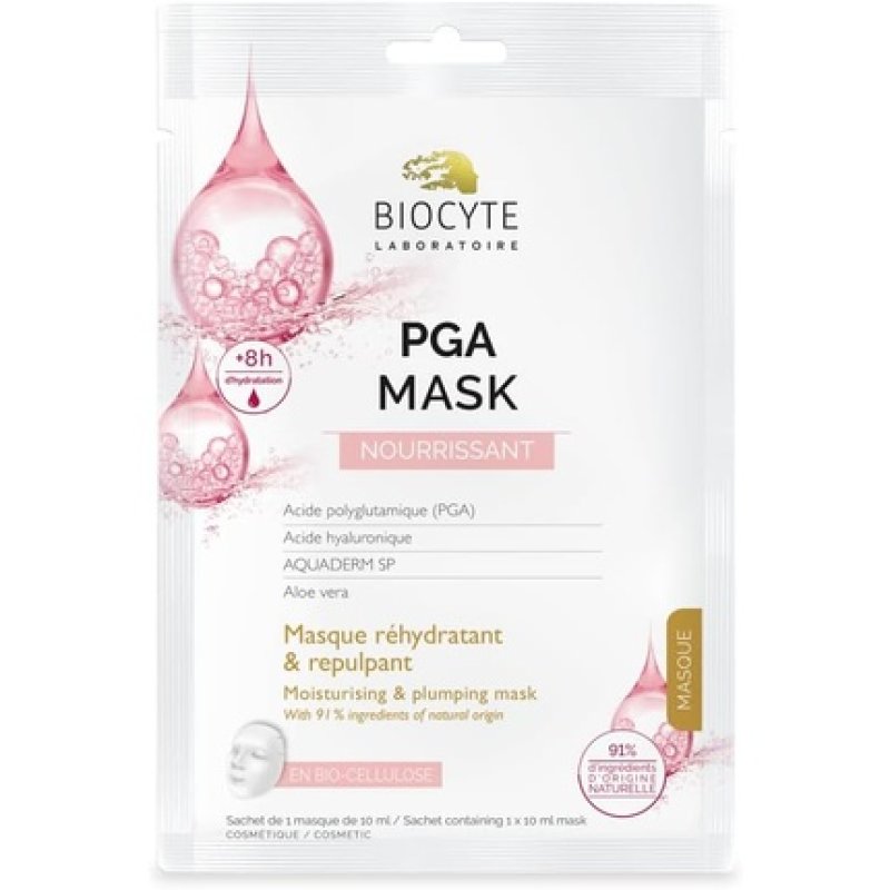 Biocyte Pga Bio-Cellulose Tissue Face Mask with Hyaluronic Acid and Aloe