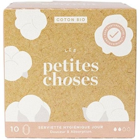 Les Petites Choses Organic Cotton Day Sanitary Towels 10 Units