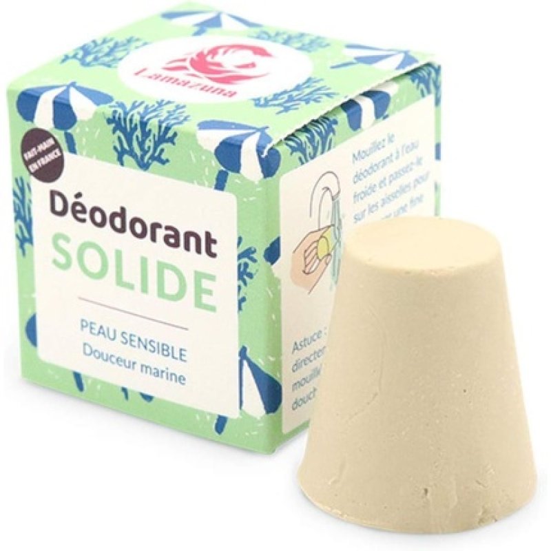 Lamazuna Solid Deodorant Sensitive Skin Marine Softness 30ml