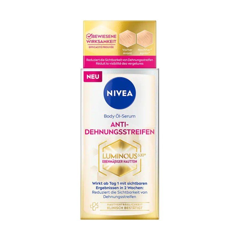 Nivea Luminous630 Body Oil Serum for Anti-Stretch Marks