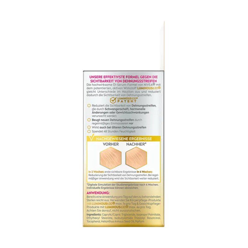 NIVEA Luminous 630 Body Oil-Serum 100 ml Women