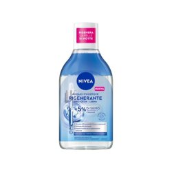 NIVEA Regenerating Micellar Water 400ml Face and Eye Makeup Remover with 5% Serum Amino Acid Complex Cleanser for