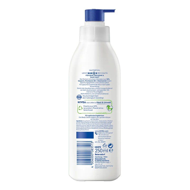 NIVEA Repair & Care 250 ml Lotion (substance) Unisexe