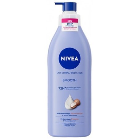 Nivea Mild Moisturizing Body Milk 72h for Dry Skin 400ml